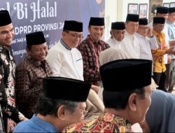 Halal Bihalal DPRD Jambi, Edi Purwanto: Ini Halal Bihalal Terakhir Saya Sebagai Ketua DPRD Jambi