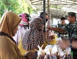 Ratusan Warga Blangpidie Aceh Barat Daya Serbu Bazar Murah Kodim Abdya