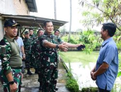 Tinjau pekerjaan OPLA, Danrem Yakin Sumsel Menjadi Lumbung Pangan