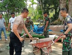 Dansatgas TMMD Reguler Ke 120 Bersama Tim dan Masyarakat Kebut Pengerjaan RTLH