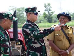 Kunjungan Danrem 044/Gapo Tinjau Opla Kec. Air Sugihan Kab. OKI, “Tugas Kita Sama Yaitu Mencetak Beras”