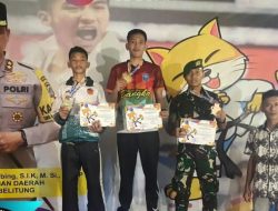 Karateka Yonif 147/KGJ Raih 3 Medali Sekaligus Pada Ajang Piala Kapolda Babel