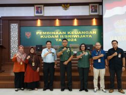 Gandeng KPPN dan KPP Pratama Palembang, Kudam II/Swj Gelar Pembinaan Keuangan TA. 2024