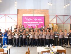 Tingkatkan Sinergitas TNI – POLRI, Bidpropam Polda Jambi Bersama Denpom II/2 Laksanakan Coffee Morning