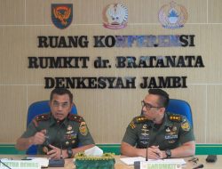 Danrem 042/Gapu Pimpin Rapat Dewan Pengawasan Rumkit dr. Bratanata Jambi