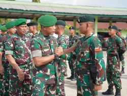 Satgas Rajawali Yonif 142/KJ digodok Kopassus