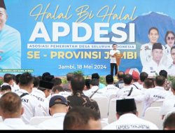 Gelar Halal Bi Halal, APDESI Jambi Solid Dukung Program Jambi Mantap