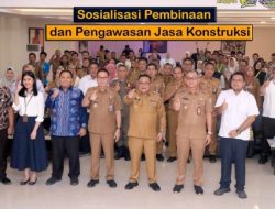 Dinas PUPR Kota Lubuklinggau Melaksanakan  Sosialisasi Pembinaan dan Pengawasan Jasa Konstruksi