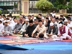 Polda Jambi Gelar Sholat Idul Adha 1445 H