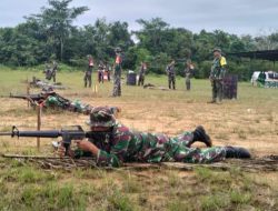 Tingkatkan Kemampuan Prajurit, Kodim 0416/Bute Gelar Latihan Menembak