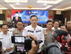 Kapolda Jambi Dampingi Menteri ATR/BPN RI Konferensi Pers Mafia Tanah 