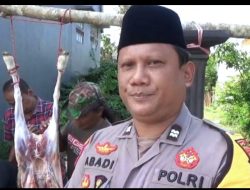 Rasakan Kebahagiaan Berbagi,Polisi Ini Selalu Berkurban Dari Uang Pribadinya