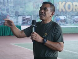 Perkuatan Sinergitas dengan Wartawan, Korem 042/Gapu Gelar Olahraga Bersama