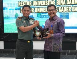 Jalin Kerjasama, Dua Rektor Universitas dan Direktur Polsri Audiensi dengan Pangdam II/Sriwijaya