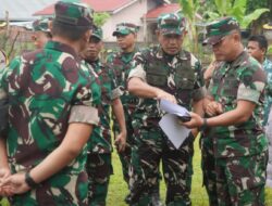 Danrem 042/Gapu Tinjau Lahan Ketahanan Pangan Terpadu di Kabupaten Tebo