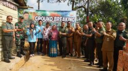 Kasrem 042/Gapu Ikuti Kegiatan Ground Breaking Rehab RTLH Tahun 2024 di Wilayah Jajaran Kodam II/Sriwijaya Secara Vicon