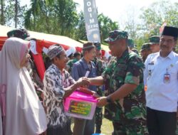 Kasrem 042 Gapu Hadiri Pembukaan TMMD ke-121 Kodim 0415/Jambi di Desa Suka Maju