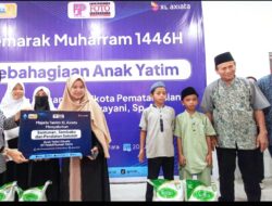 Semarak Muharram 1446H  Karyawan XL Axiata Santuni Anak Yatim di 15 Kota