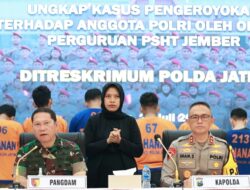 Polda Jatim Tetapkan 13 Oknum Pendekar PSHT Jember Sebagai Tersangka Pengeroyokan Polisi Saat Patroli