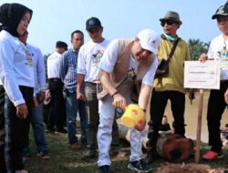 Kenduri Swarnabhumi Diawali Senam Massal Geopark dan Tanam Pohon