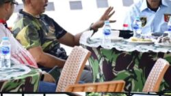 Jalin Silaturahmi, Danpasmar 3 Laksanakan Fun Shooting Bersama Perbakin Kabupaten Sorong
