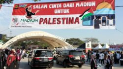 Aksi Damai Ribuan Massa, Viva Palestina Menggema di Madiun Raya