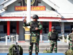 Jelang Latihan, Danyonif 5 Marinir Pimpin Apel Gelar Kesiapan Latgabma Super Garuda Shield