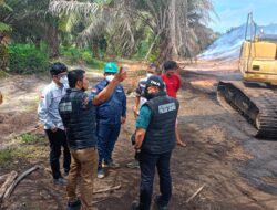 Ditreskrimsus Polda Jambi Bersama Tiga Instansi Lakukan Pengecekan Terbakarnya Batu Bara di Stockpile PT. Bumi Borneo Inti