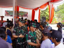 Tinjau Karhutbunla di Muba, Pangdam II/Swj : Mari Jaga Hutan Kita dan Tidak Lagi Bakar Lahan