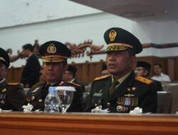 Danrem 042/Gapu Hadiri Sidang Paripurna DPRD Provinsi Jambi, Ikuti Pidato Kenegaraan Presiden RI