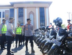 Kapolda Jambi Laksanakan Pengecekan Pengamanan di Polres Tanjab Barat dan Polres Muaro Jambi 