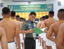 1.251 Calon Bintara Reguler TNI AD Ikuti Sidang Pemilihan Tingkat Panda Kodam II/Swj