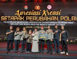 Polda Jambi Raih Juara Pertama Lomba E-Rohani Pada Malam Apresiasi Kreasi ”Setapak Perubahan Polri”