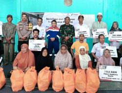 Peduli Lingkungan Wilayah Operasi, Pertamina EP Jambi Bagikan Sembako dan Bantu Perlengkapan Fasum di Acara Syukuran Tajak Sumur