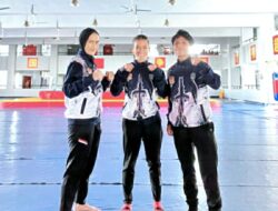 Hadapi PON XXI 2024, Tiga Atlet Wushu Jambi Jalani TC  di Guangzhou China