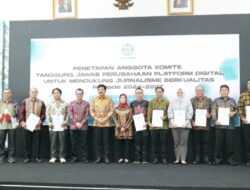 Dr Suprapto Sastro Atmojo dan Indriaswati Dyah Saptaningrum PhD terpilih sebagai Ketua dan Wakil Ketua Komite Publisher Rights