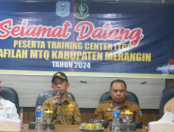 Sebanyak 55 orang Kafilah Merangin Ikuti TC, Untuk MTQ ke-53 Tingkat Provinsi Jambi di Kabupaten Kerinci