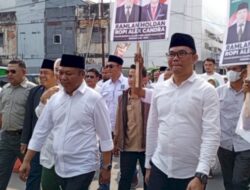 Ramlan Holdan Ketua DPW PKB Sumsel Resmi Mendaftarkan Calon Bupati Muara Enim