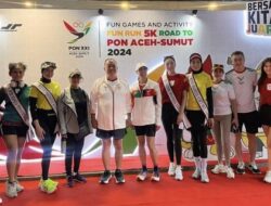 PON XXI Aceh-Sumut 2024: KONI FUN RUN 5K Ditaburi Selebriti Tanah Air