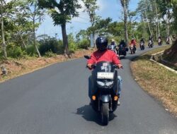 Pers Motor Club (PMC) Sukses Gelar Road Trip ke Curug Citambur Cianjur