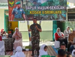 Dukung Program Pemerintah, Kodam II /Swj Melalui Kodim 0417 Kerinci Laksanakan Dapur Masuk Sekolah