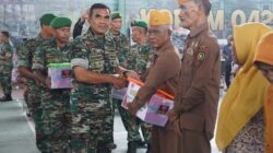 Jelang HUT Ke-79 TNI, Korem 042/Gapu Gelar Bakti Sosial dan Bakti Kesehatan 