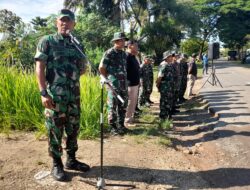 Jelang HUT ke-79 TNI, Kodim 0415/Jambi Karya Bhakti Bersihkan TPU