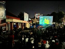 Seru, Nobar Indonesia vs Australia di Center Rahman – Guntur