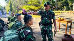 Yonif 330 Gelar Acara Tradisi Penyambutan, Sambut Kedatangan 12 Ksatria Muda Tri Dharma