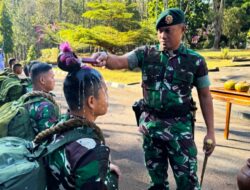 Yonif 330 Gelar Acara Tradisi Penyambutan, Sambut Kedatangan 12 Ksatria Muda Tri Dharma