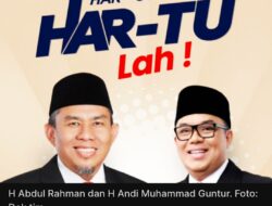 H Abdul Rahman-H Andi Muhammad Guntur Dinilai Gigih Dalam Bekerja