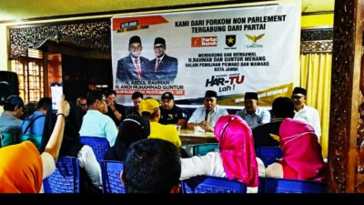 Partai Buruh, Ummat dan Garuda Dukung H Abdul Rahman-H Andi Muhammad Guntur di Pilwako Jambi