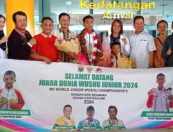 Bikin Bangga, Ketum KONI Jambi Budi Setiawan Sambut Langsung Dua Atlet Wushu di Bandara