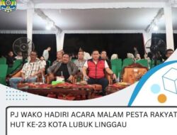 Pj Wako Hadiri Acara Malam Pesta Rakyat HUT ke-23 Kota Lubuk Linggau